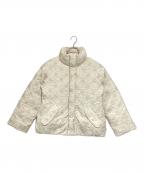 MURRALミューラル）の古着「Dahlia shrinking embroidery down jacket」｜アイボリー