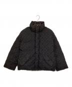 MURRALミューラル）の古着「Dahlia shrinking embroidery down jacket」｜ブラック