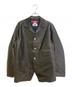 eYe COMME des GARCONS JUNYAWATANABE MAN×LEVI'Sアイ コム デ ギャルソン ジュンヤ ワタナベ マン×リーバイス）の古着「24AW Levi's Wネームレザージャケット」｜ブラック