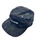 SUPREME（シュプリーム）の古着「Satin Digi Camo Camp Cap」｜ブラック