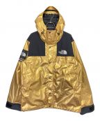 SUPREME×THE NORTH FACEシュプリーム×ザ ノース フェイス）の古着「Metallic Mountain Parka」｜ゴールド