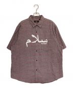 SUPREME×UNDERCOVERシュプリーム×アンダーカバー）の古着「S/S Flannel Shirt」｜グレー