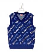 KENZO×VERDYケンゾー×ヴェルディ）の古着「JUMPER VEST」｜ネイビー