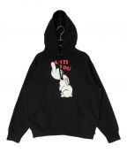 SUPREME×UNDERCOVERシュプリーム×アンダーカバー）の古着「Anti You Hooded Sweatshirt」｜ブラック