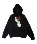 SUPREME×UNDERCOVERシュプリーム×アンダーカバー）の古着「Anti You Hooded Sweatshirt」｜ブラック