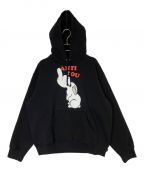 SUPREME×UNDERCOVERシュプリーム×アンダーカバー）の古着「Anti You Hooded Sweatshirt」｜ブラック