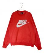 NIKE×NIGOナイキ×二ゴー）の古着「NIGO CREW FLC」｜レッド