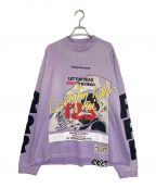 RRR123×APPLICATION EXCLUSIVEアールアールアールワンツースリー×アプリケーション エクスクルーシブ）の古着「BURY THE DEAD LS TEE」｜バイオレット