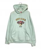 SUPREMEシュプリーム）の古着「Centerpiece Hooded Sweatshirt」｜スカイブルー