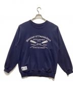 DESCENDANTディセンダント）の古着「cross paddle crew neck」｜ネイビー