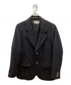 UNFOLLOW/FOLLアンフォロー）の古着「hand-sewing wardrobe blazer/アンゴラ混ブレザー」｜ブラック