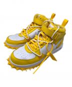 NIKE×OFFWHITEナイキ×オフホワイト）の古着「White and Varsity Maize」｜イエロー×ホワイト