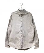 MM6 Maison Margielaエムエムシックス メゾンマルジェラ）の古着「Embroidered Shirt」｜ライトグレー