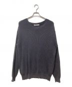 nonnativeノンネイティブ）の古着「GARDENER SWEATER COTTON YARN VW OVERDYED」｜ブラック