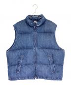 NIKE×SUPREMEナイキ×シュプリーム）の古着「Denim Puffer Vest」｜インディゴ