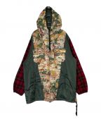 GUCCIグッチ）の古着「Nylon Jacket with Feline Print」｜マルチカラー