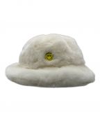 KIRINキリン）の古着「SMILE FAUX FUR BUCKET HAT」｜ホワイト