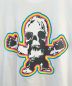 中古・古着 CHROME HEARTS (クロムハーツ) Rainbow Scroll Logo Tee ホワイト サイズ:L：72000円