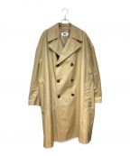 MM6 Maison Margielaエムエムシックス メゾンマルジェラ）の古着「Relaxed Fitting Trench Coat（リラックスドフィッティングトレンチコート）」｜ベージュ