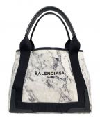 BALENCIAGAバレンシアガ）の古着「カバスS」｜ホワイト×ブラック