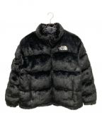 SUPREME×THE NORTH FACEシュプリーム×ザ ノース フェイス）の古着「Faux Fur Nuptse Jacket」｜ブラック