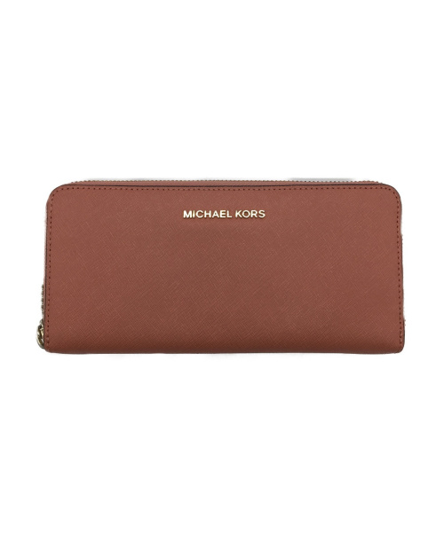 中古 古着通販 Michael Kors マイケルコース ラウンドファスナー財布 ピンク ブランド 古着通販 トレファク公式 Trefac Fashion