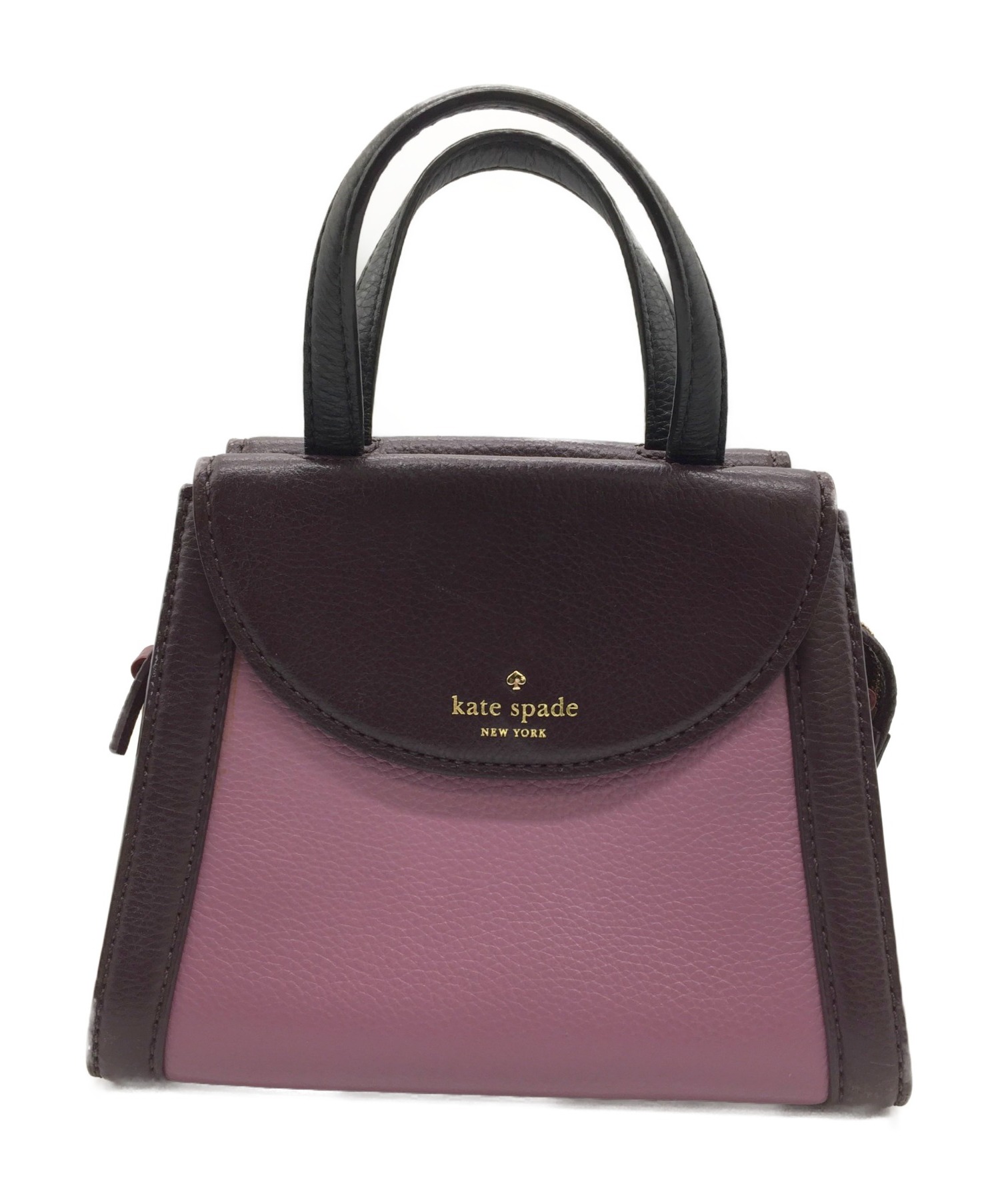 中古 古着通販 Kate Spade ケイトスペード スクエアショルダーバッグ パープル Pxru6475 ブランド 古着通販 トレファク公式 Trefac Fashion