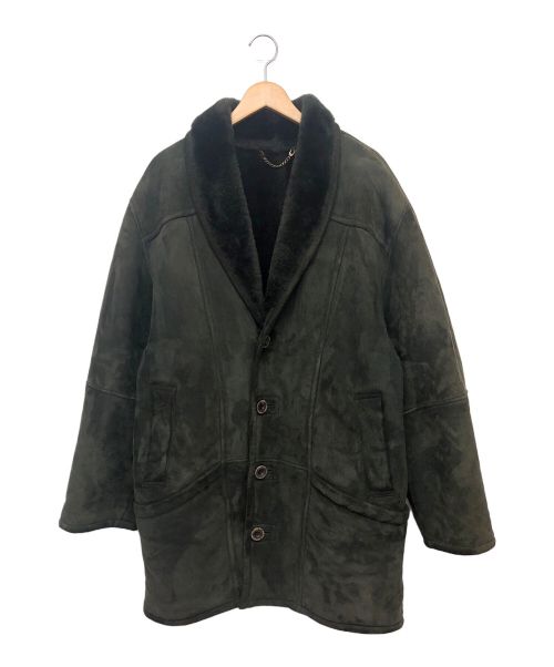 SHEARING（SHEARING）SHEARING (SHEARING) ムートンコート オリーブ サイズ:Lの古着・服飾アイテム