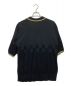 BASE MARK (ベースマーク) 2Tone Knit Polo(2トーンニットポロ) ブラック×イエロー サイズ:L：5000円