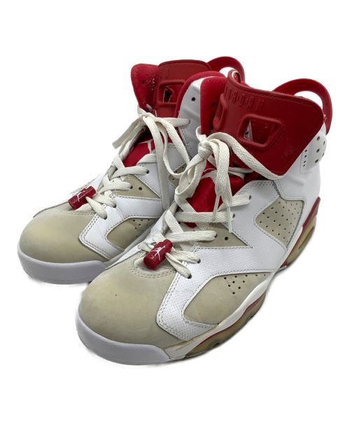 NIKE（ナイキ）NIKE (ナイキ) AIR JORDAN 6 RETRO オルターネイト レッド×ホワイト サイズ:27の古着・服飾アイテム