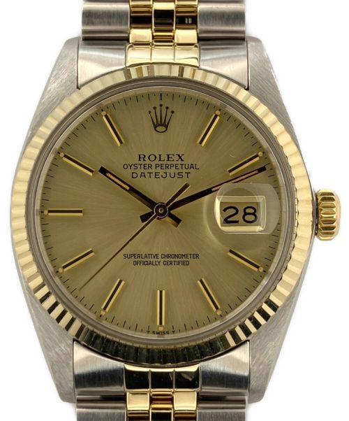 ROLEX（ロレックス）ROLEX (ロレックス) デイトジャスト ゴールド サイズ:36mmの古着・服飾アイテム