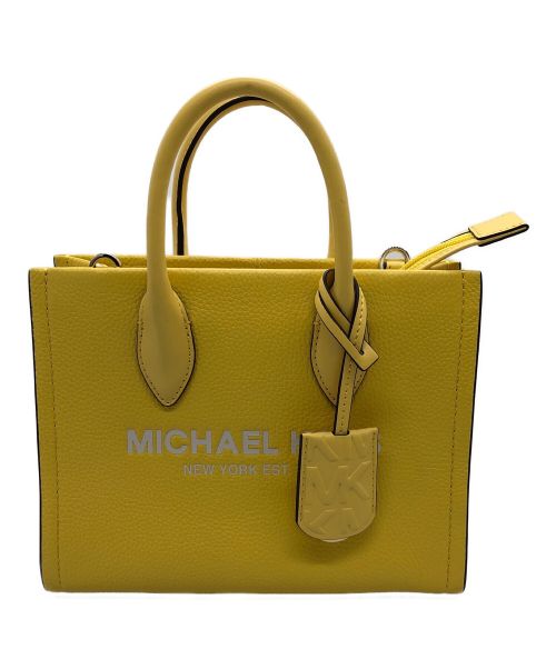 MICHAEL KORS（マイケルコース）MICHAEL KORS (マイケルコース) 2WAYバッグ イエローの古着・服飾アイテム