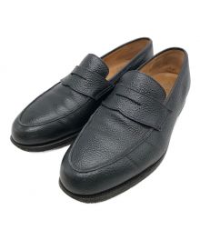 Crockett & Jones（クロケット＆ジョーンズ）の古着「コインローファー」｜ブラック