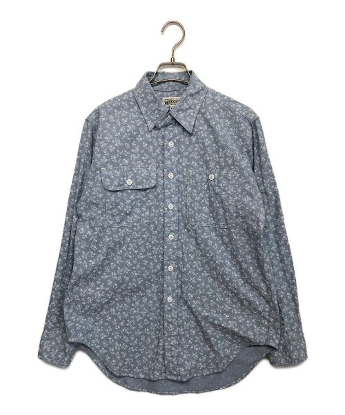 Engineered Garments（エンジニアド ガーメンツ）Engineered Garments (エンジニアードガーメンツ) 長袖シャツ ホワイト×ブルー サイズ:XSの古着・服飾アイテム