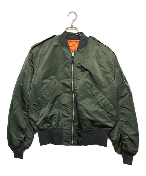 ALPHA INDUSTRIES（アルファインダストリーズ）ALPHA INDUSTRIES (アルファインダストリーズ) L2Bジャケット グリーン サイズ:XLの古着・服飾アイテム