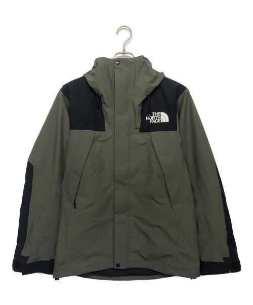 THE NORTH FACE（ザ ノース フェイス）THE NORTH FACE (ザ ノース フェイス) マウンテンジャケット ブラック×オリーブ サイズ:Mの古着・服飾アイテム