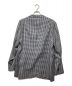 ISAIA (イザイア) テーラードジャケット ブルー×アイボリー サイズ:XL(52)：39800円