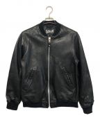 Schottショット）の古着「LEATHER JACKET BOWERY」｜ブラック