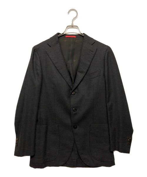 ISAIA（イザイア）ISAIA (イザイア) テーラードジャケット ブラウン サイズ:44の古着・服飾アイテム