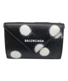 BALENCIAGA（バレンシアガ）の古着「3つ折り財布」｜ブラック