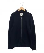 Acneアクネ）の古着「NORMANDIE ZIP」｜ネイビー