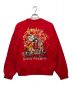 doublet（ダブレット）の古着「CHAOS EMBROIDERY SWEAT」｜レッド