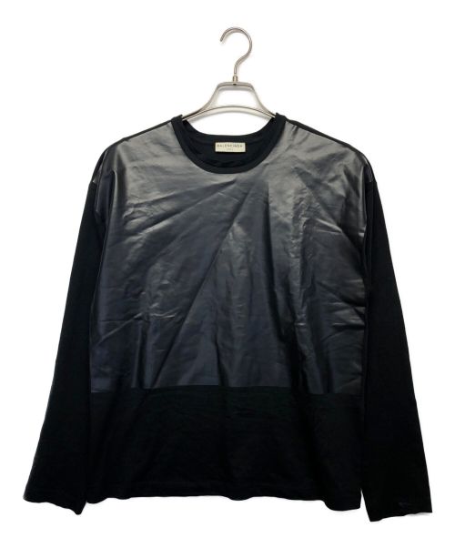 BALENCIAGA（バレンシアガ）BALENCIAGA (バレンシアガ) 切替カットソー ブラック サイズ:XSの古着・服飾アイテム