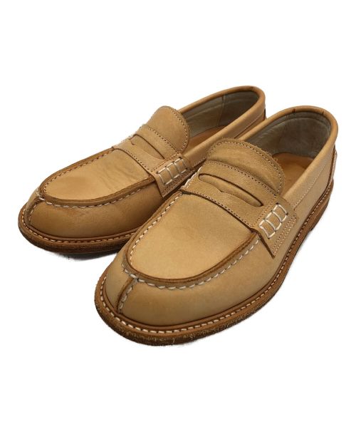 HENDER SCHEME（エンダースキーマ）HENDER SCHEME (エンダースキーマ) レザーローファー ベージュ サイズ:22.5cmの古着・服飾アイテム