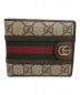 GUCCI（グッチ）の古着「2つ折り財布」｜グレー