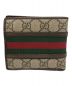 GUCCI (グッチ) 2つ折り財布 グレー：14000円