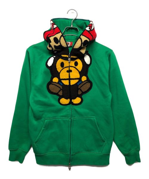 BABY MiLO（ベビーマイロ）BABY MiLO (ベビーマイロ) ジップパーカー グリーン サイズ:Mの古着・服飾アイテム