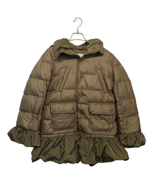 MONCLER（モンクレール）MONCLER (モンクレール) ダウンコート カーキ サイズ:00の古着・服飾アイテム