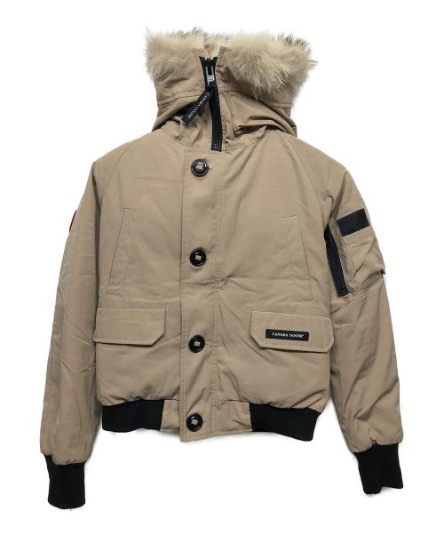 CANADA GOOSE（カナダグース）CANADA GOOSE (カナダグース) ダウンジャケット ベージュ サイズ:Sの古着・服飾アイテム