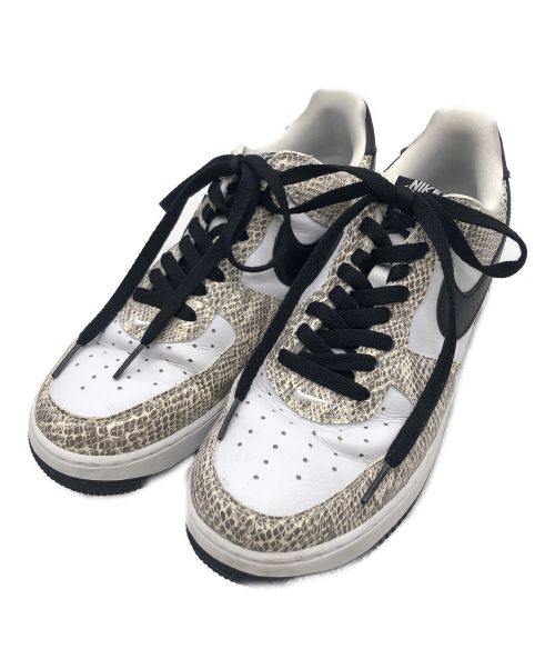 NIKE（ナイキ）NIKE (ナイキ) AIR FORCE1 ホワイト×グレー サイズ:27cmの古着・服飾アイテム